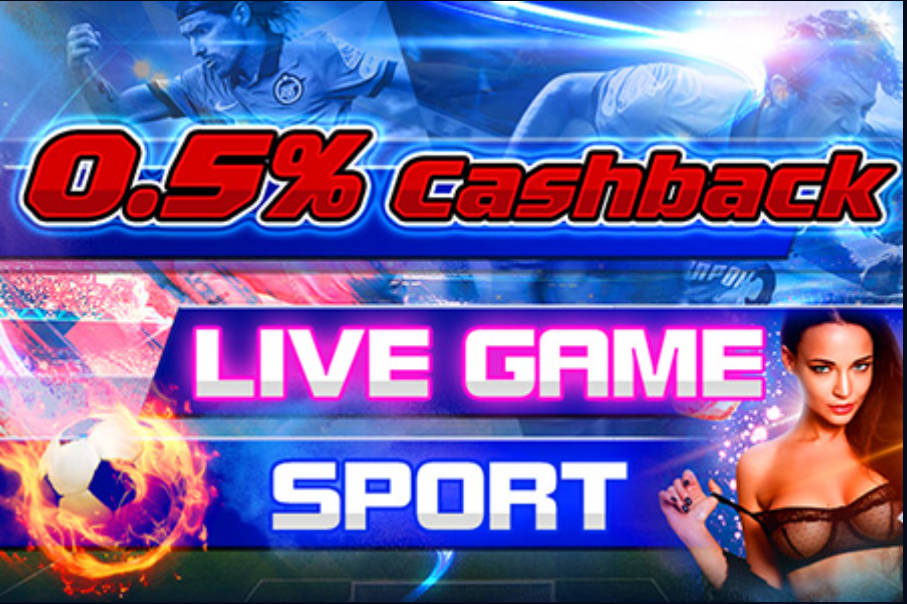 Live Game、Sport 0.5% cashback